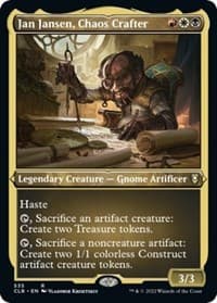 Jan Jansen, Chaos Crafter (Foil Etched) - Commander Legends: Battle for Baldur's Gate - Magic: The Gathering card