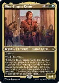 Nine-Fingers Keene (Foil Etched) - Commander Legends: Battle for Baldur's Gate - Magic: The Gathering card