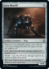 Iron Mastiff - Commander Legends: Battle for Baldur's Gate - Magic: The Gathering card