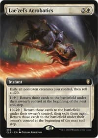 Lae'zel's Acrobatics (Extended Art) - Commander Legends: Battle for Baldur's Gate - Magic: The Gathering card
