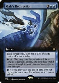 Gale's Redirection (Extended Art) - Commander Legends: Battle for Baldur's Gate - Magic: The Gathering card