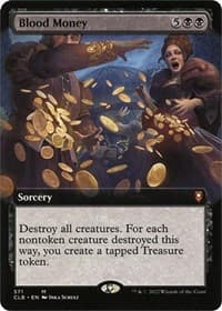 Blood Money (Extended Art) - Commander Legends: Battle for Baldur's Gate - Magic: The Gathering card