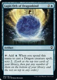 Lapis Orb of Dragonkind - Commander Legends: Battle for Baldur's Gate - Magic: The Gathering card