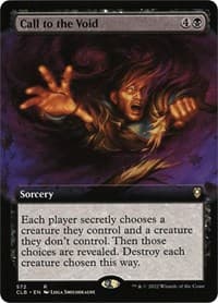 Call to the Void (Extended Art) - Commander Legends: Battle for Baldur's Gate - Magic: The Gathering card