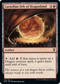 Carnelian Orb of Dragonkind - Commander Legends: Battle for Baldur's Gate - Magic: The Gathering card