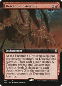 Descent into Avernus (Extended Art) - Commander Legends: Battle for Baldur's Gate - Magic: The Gathering card