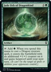 Jade Orb of Dragonkind - Commander Legends: Battle for Baldur's Gate - Magic: The Gathering card