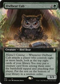 Owlbear Cub (Extended Art) - Commander Legends: Battle for Baldur's Gate - Magic: The Gathering card