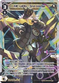 MC LION - 3rd Verse - Promo Cards - WIXOSS card