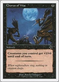 Chorus of Woe - Starter 1999 - Magic: The Gathering card