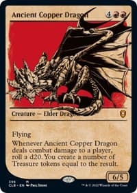 Ancient Copper Dragon (Showcase) - Commander Legends: Battle for Baldur's Gate - Magic: The Gathering card