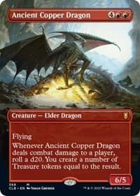 Ancient Copper Dragon (Borderless) - Commander Legends: Battle for Baldur's Gate - Magic: The Gathering card