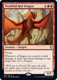 Wrathful Red Dragon - Commander Legends: Battle for Baldur's Gate - Magic: The Gathering card