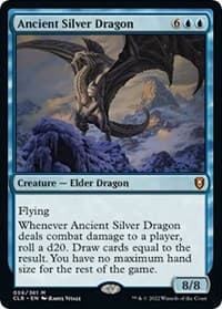 Ancient Silver Dragon - Commander Legends: Battle for Baldur's Gate - Magic: The Gathering card