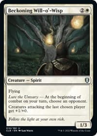Beckoning Will-o'-Wisp - Commander Legends: Battle for Baldur's Gate - Magic: The Gathering card