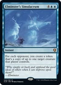 Elminster's Simulacrum - Commander Legends: Battle for Baldur's Gate - Magic: The Gathering card