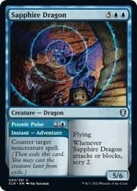 Sapphire Dragon - Commander Legends: Battle for Baldur's Gate - Magic: The Gathering card