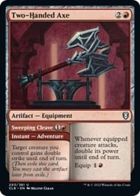 Two-Handed Axe - Commander Legends: Battle for Baldur's Gate - Magic: The Gathering card