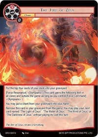 The Fire of Zeus - Game of Gods: Revolution - Force of Will card