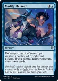 Modify Memory - Commander Legends: Battle for Baldur's Gate - Magic: The Gathering card