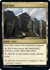 Sea Gate - Commander Legends: Battle for Baldur's Gate - Magic: The Gathering card