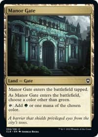 Manor Gate - Commander Legends: Battle for Baldur's Gate - Magic: The Gathering card