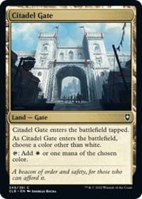 Citadel Gate - Commander Legends: Battle for Baldur's Gate - Magic: The Gathering card