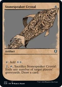 Stonespeaker Crystal (Showcase) - Commander Legends: Battle for Baldur's Gate - Magic: The Gathering card