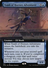Tomb of Horrors Adventurer (Extended Art) - Commander Legends: Battle for Baldur's Gate - Magic: The Gathering card