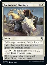 Contraband Livestock - Commander Legends: Battle for Baldur's Gate - Magic: The Gathering card