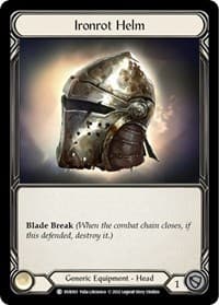 Ironrot Helm - Classic Battles: Rhinar vs Dorinthea - Flesh and Blood TCG card