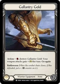 Gallantry Gold - Classic Battles: Rhinar vs Dorinthea - Flesh and Blood TCG card
