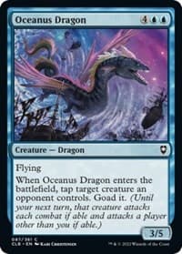 Oceanus Dragon - Commander Legends: Battle for Baldur's Gate - Magic: The Gathering card