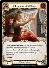 Glistening Steelblade - Classic Battles: Rhinar vs Dorinthea - Flesh and Blood TCG card