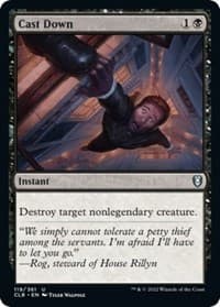 Cast Down - Commander Legends: Battle for Baldur's Gate - Magic: The Gathering card
