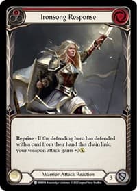 Ironsong Response - Classic Battles: Rhinar vs Dorinthea - Flesh and Blood TCG card