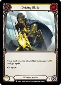 Driving Blade - Classic Battles: Rhinar vs Dorinthea - Flesh and Blood TCG card