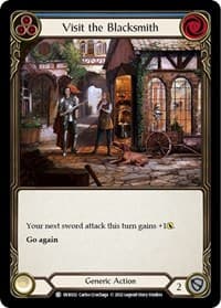 Visit the Blacksmith - Classic Battles: Rhinar vs Dorinthea - Flesh and Blood TCG card