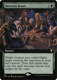 Barroom Brawl (Extended Art) - Commander Legends: Battle for Baldur's Gate - Magic: The Gathering card