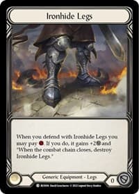 Ironhide Legs - Classic Battles: Rhinar vs Dorinthea - Flesh and Blood TCG card