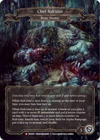 Chief Ruk'utan - Classic Battles: Rhinar vs Dorinthea - Flesh and Blood TCG card