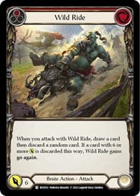 Wild Ride - Classic Battles: Rhinar vs Dorinthea - Flesh and Blood TCG card