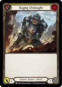 Raging Onslaught - Classic Battles: Rhinar vs Dorinthea - Flesh and Blood TCG card