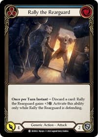 Rally the Rearguard - Classic Battles: Rhinar vs Dorinthea - Flesh and Blood TCG card