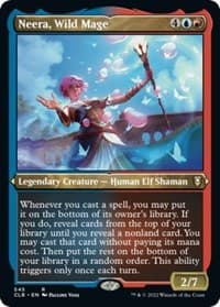 Neera, Wild Mage (Foil Etched) - Commander Legends: Battle for Baldur's Gate - Magic: The Gathering card