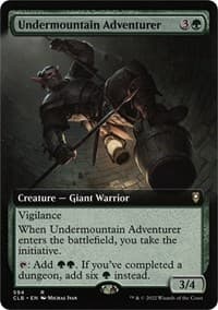 Undermountain Adventurer (Extended Art) - Commander Legends: Battle for Baldur's Gate - Magic: The Gathering card