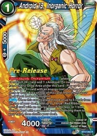 Android 13, Inorganic Horror - Ultimate Squad Pre-Release Cards - Dragon Ball Super: Masters card