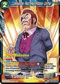 Commander Red, Red Ribbon Unifier - Ultimate Squad Pre-Release Cards - Dragon Ball Super: Masters card