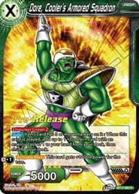 Dore, Cooler's Armored Squadron - Ultimate Squad Pre-Release Cards - Dragon Ball Super: Masters card