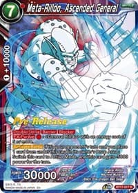 Meta-Rilldo, Ascended General - Ultimate Squad Pre-Release Cards - Dragon Ball Super: Masters card